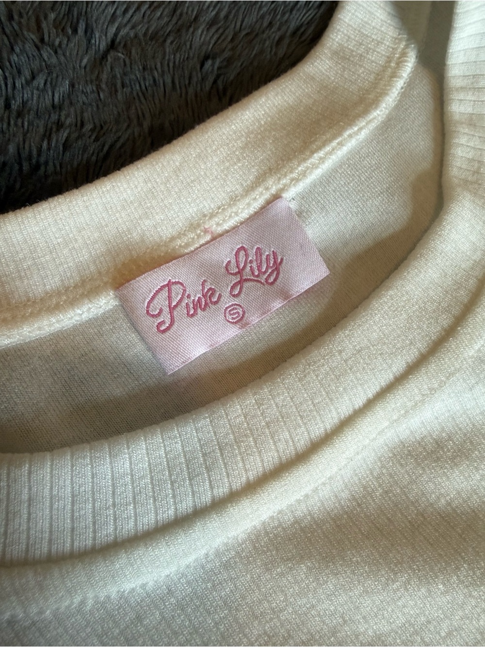 White Ruffle Sleeve Top - Picture 3 of 5